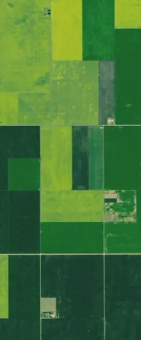 Regina, Saskatchewan, Canada forms the letter L in Landsat imagery